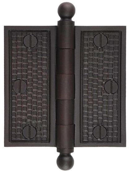 3 inch Arts and Crafts Ball-Tipped Door Hinge.